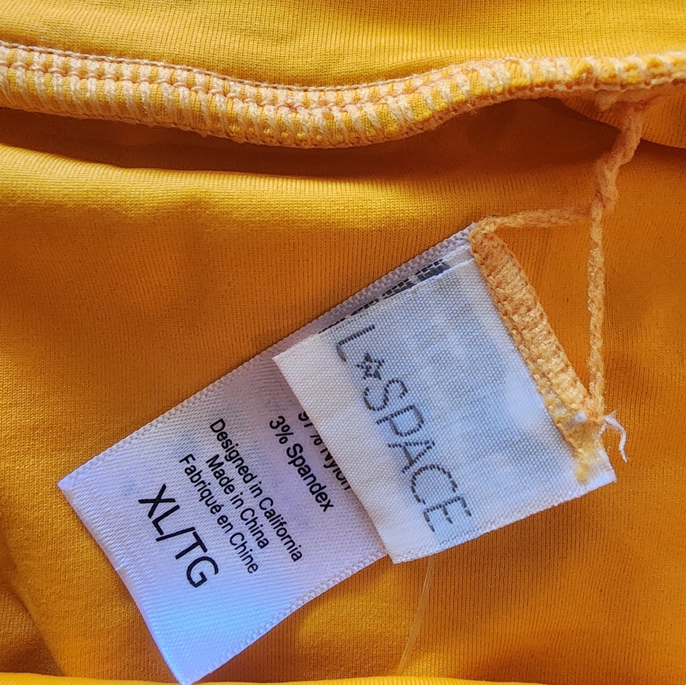 NWT L*Space Frenchi Bitsy Cut Mandarin Bikini Bottom sz XL - Picture 4 of 6